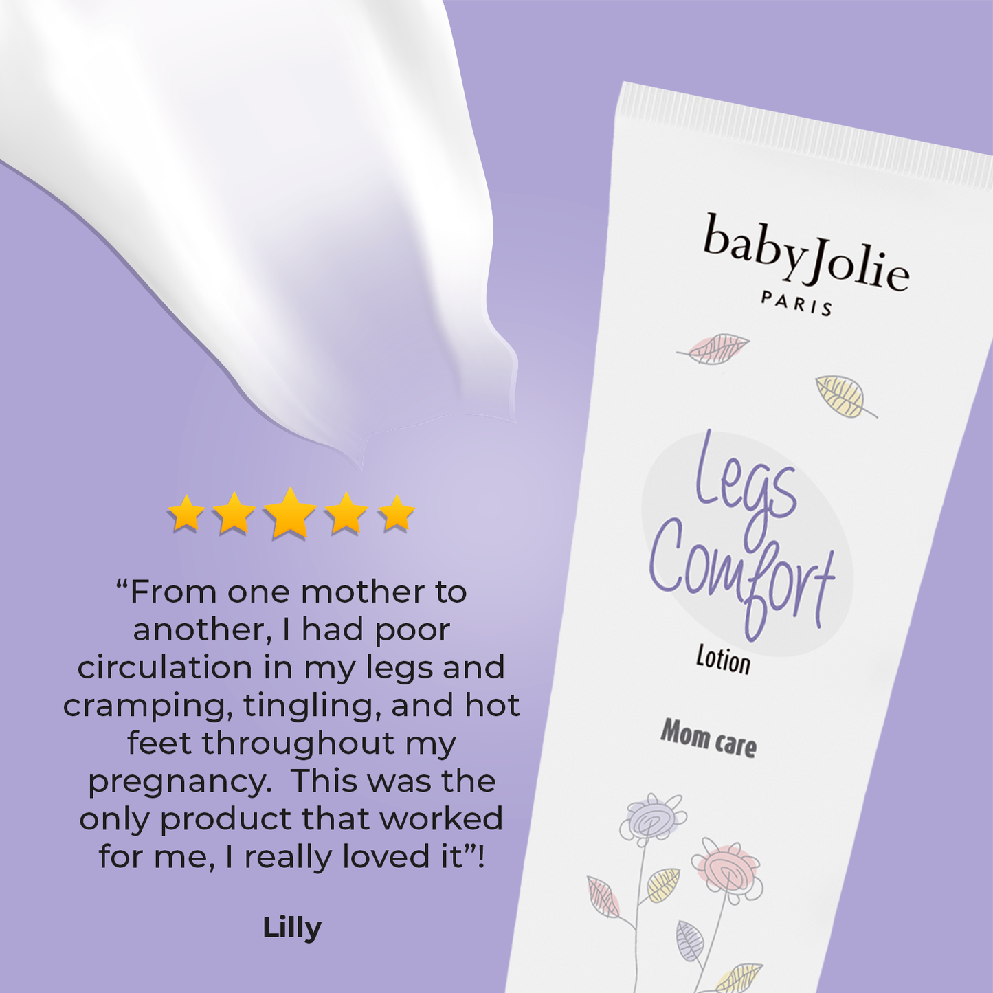 Baby Jolie Comfort Legs & Foot Cream | 6oz (170g)