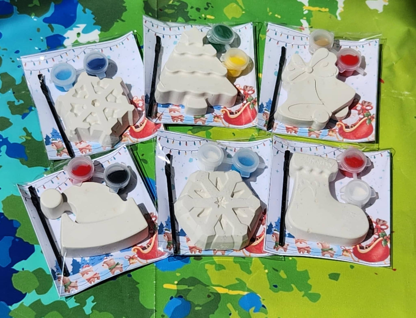 Christmas Paint Your Own Kits | Holiday Party Favors | DIY