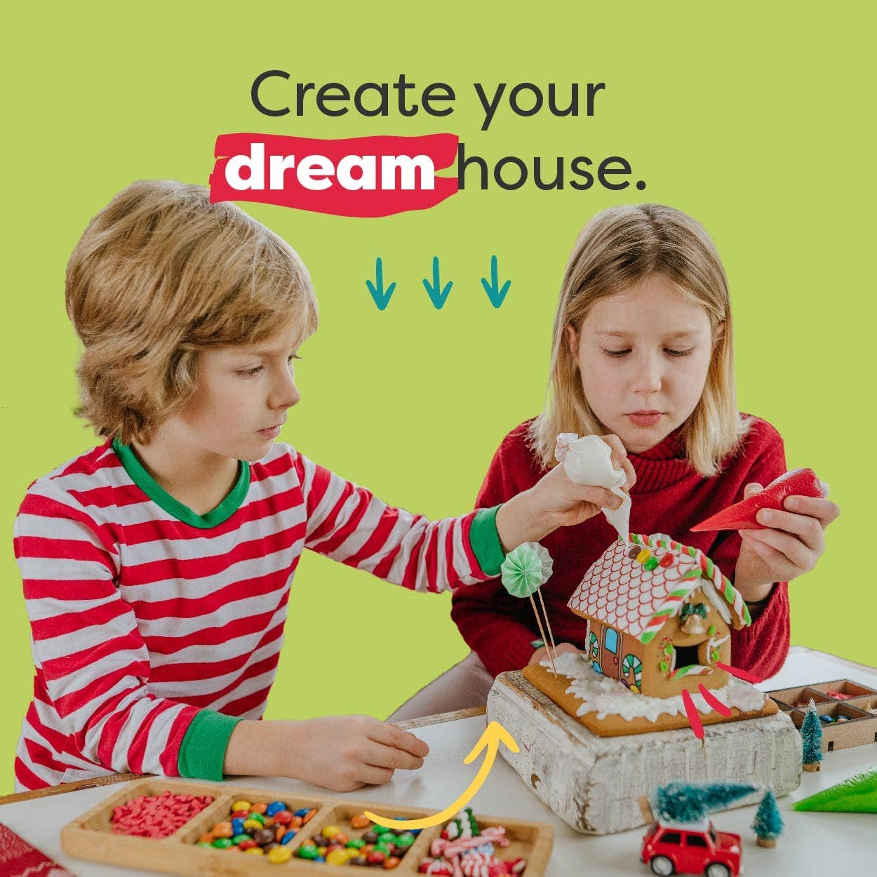 Holiday Gingerbread House Baking Kit