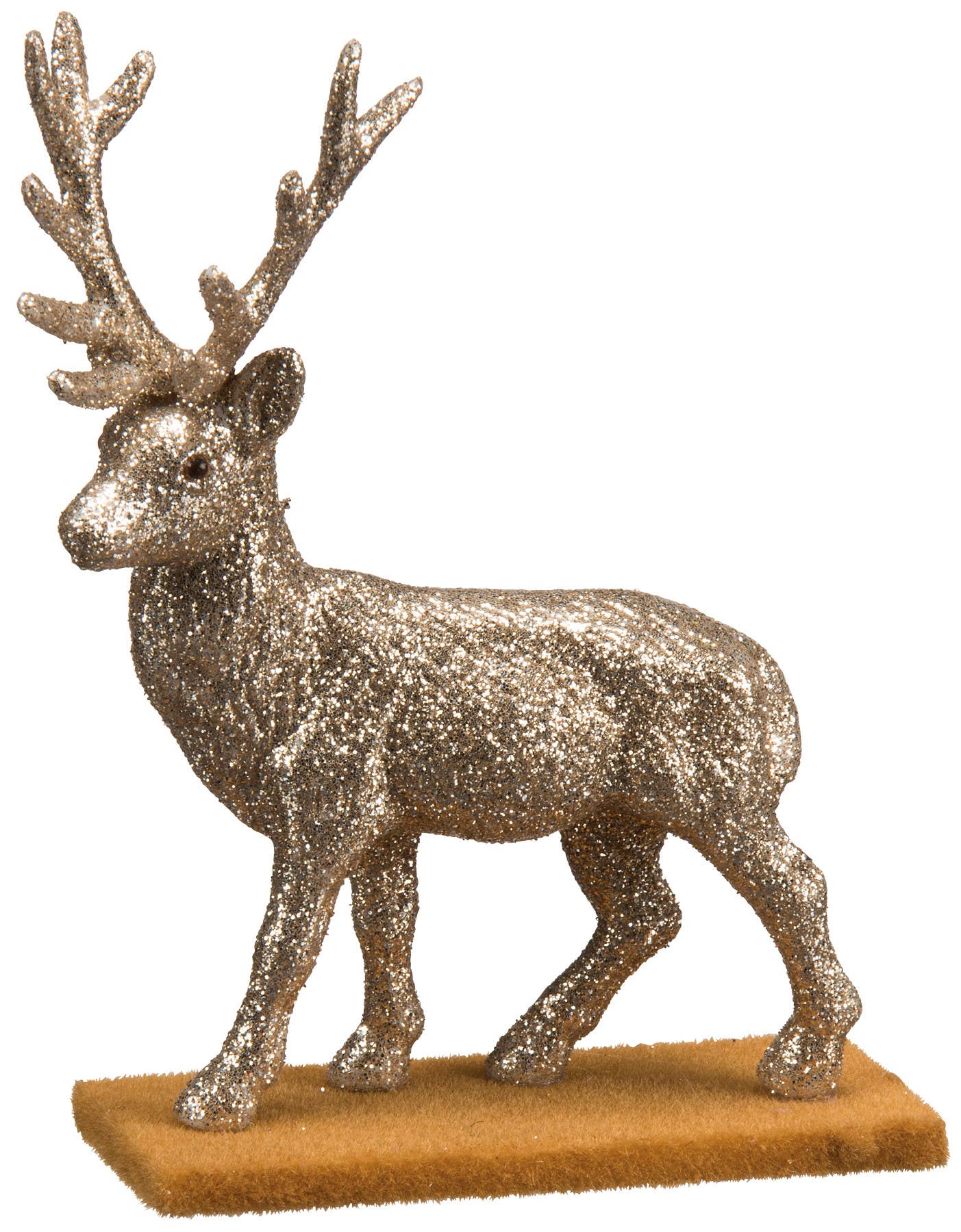Small Champagne Glitter Deer