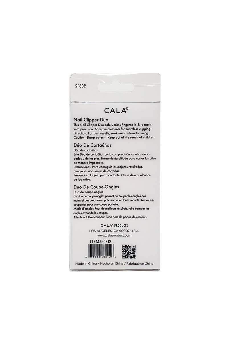 CALA 50812 Coral Soft Touch Clipper Duo Set