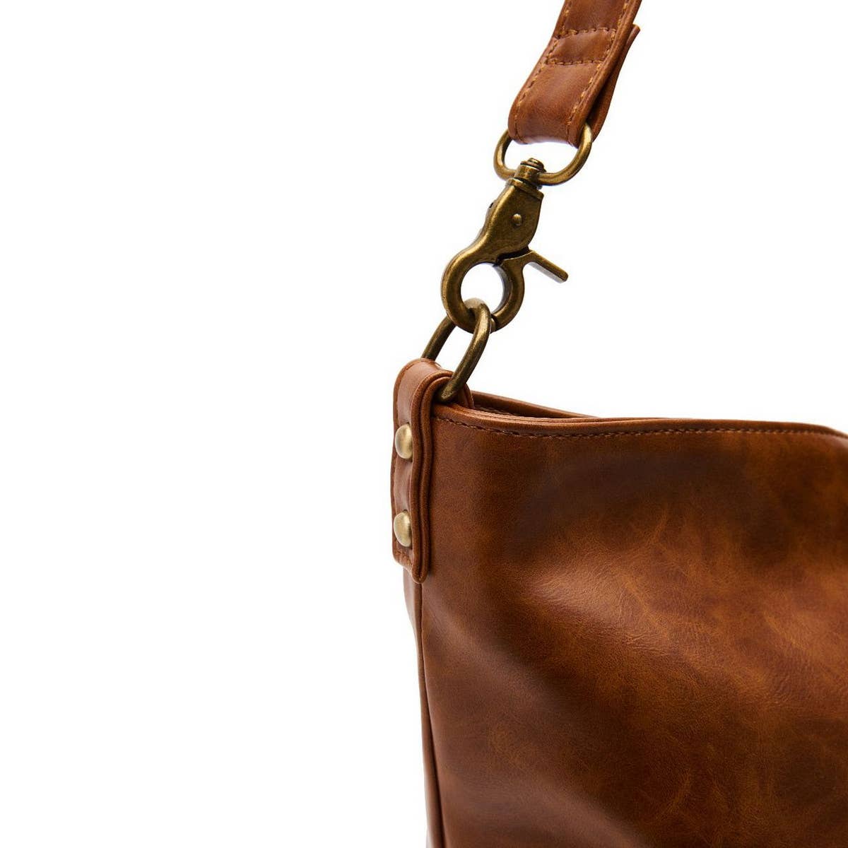 RETRO OIL WAX LEATHER ONE-SHOULDER CROSSBODY BAG_CWAB0920