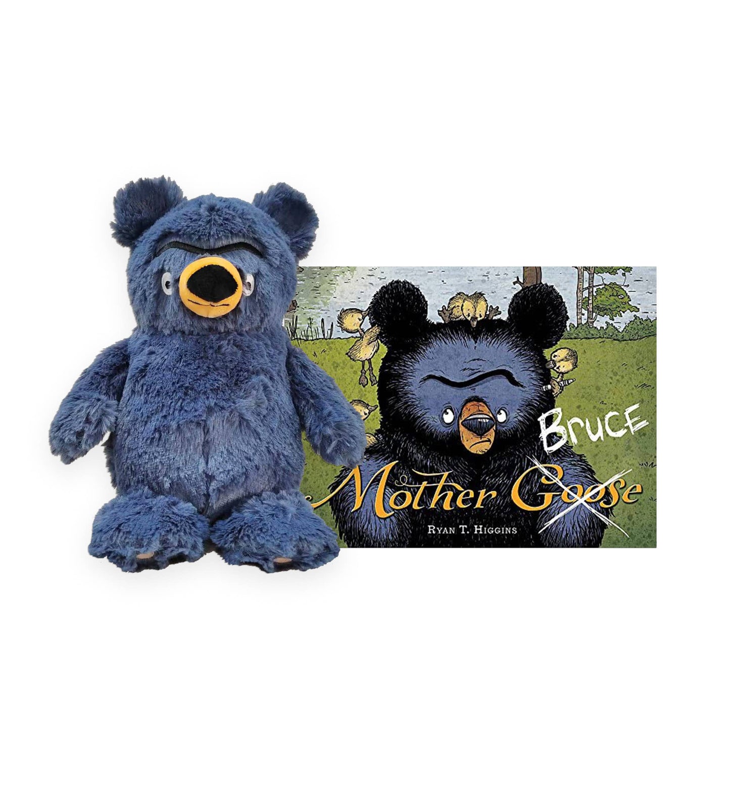 Mother Bruce Plush with hardcover book