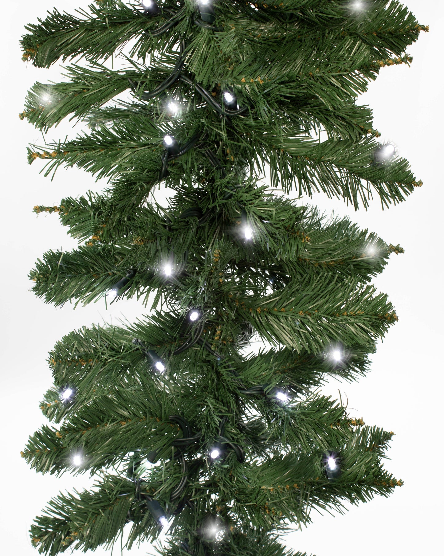 8' Garland Pre-Lit with Crystal Clear Lights