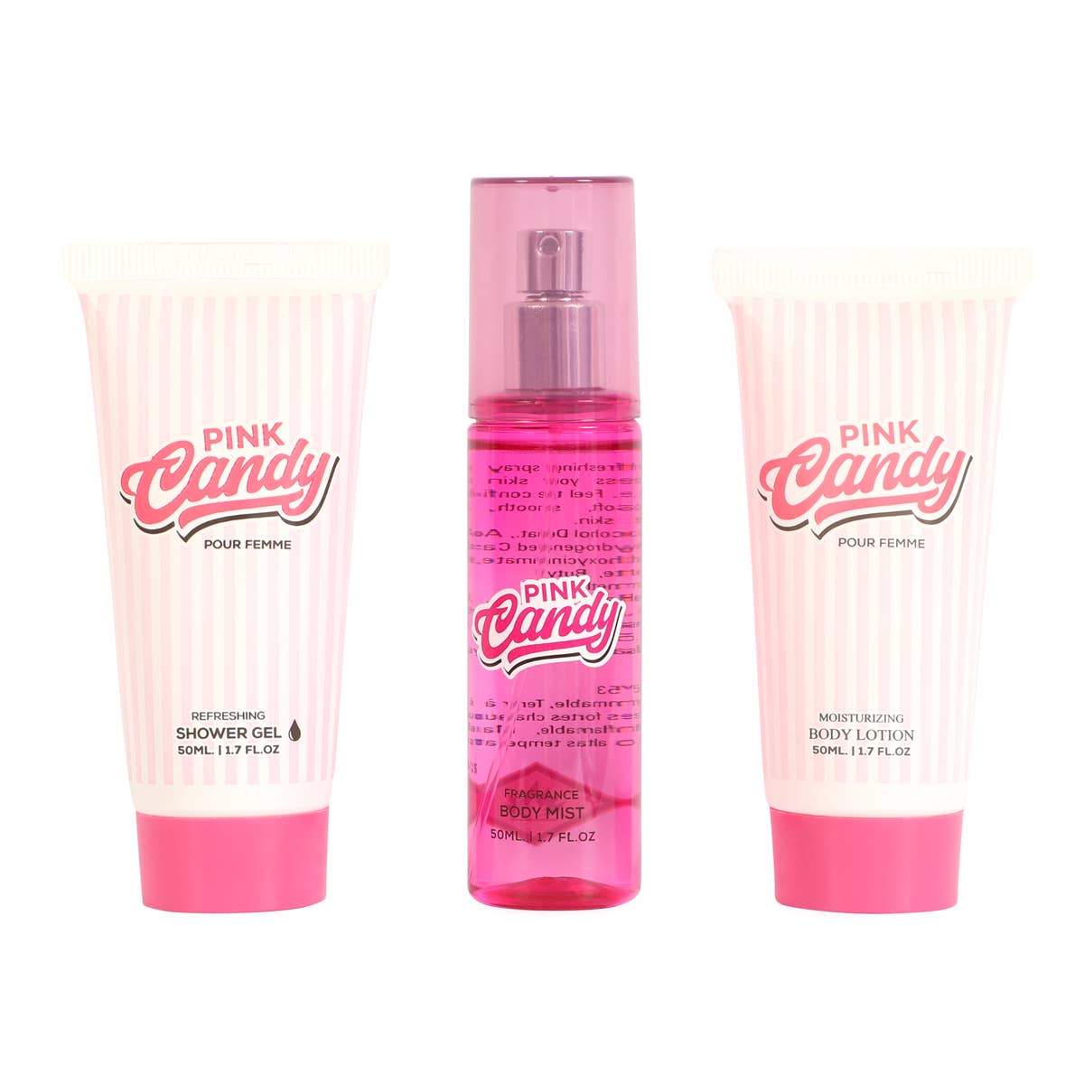 Pink Candy Perfume Body Care GIft Set for Women