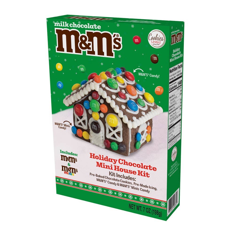 M&M Holiday Chocolate Mini Cookie Gingerbread Kit
