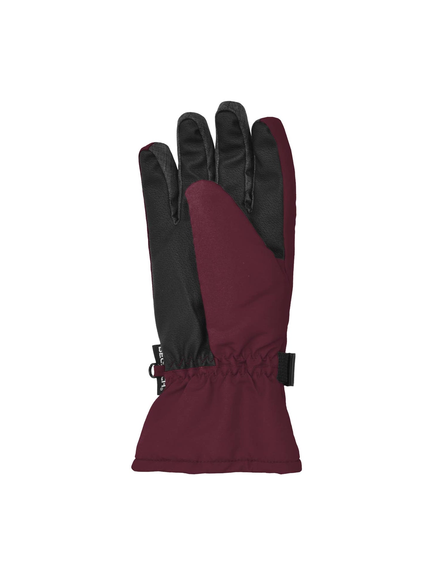 Women's Snowboard Glove, Heather Grey Colorblock