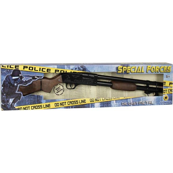 Pretend Play Special Forces Police Diecast Sound Toy Rifle