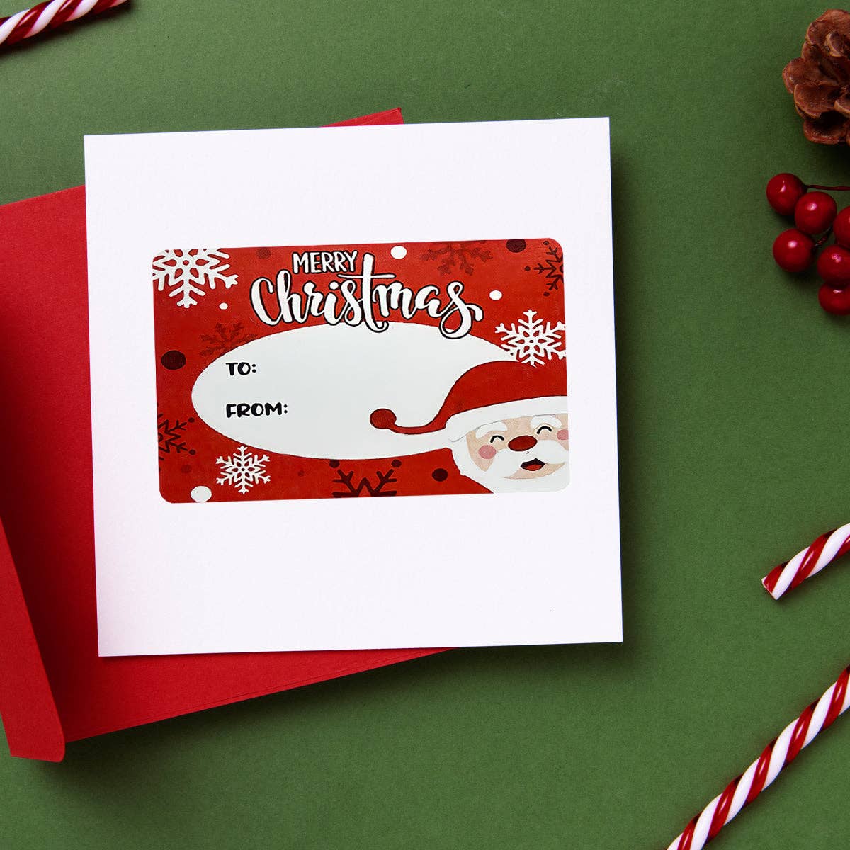 Wrapables Christmas Holiday Sticker Labels