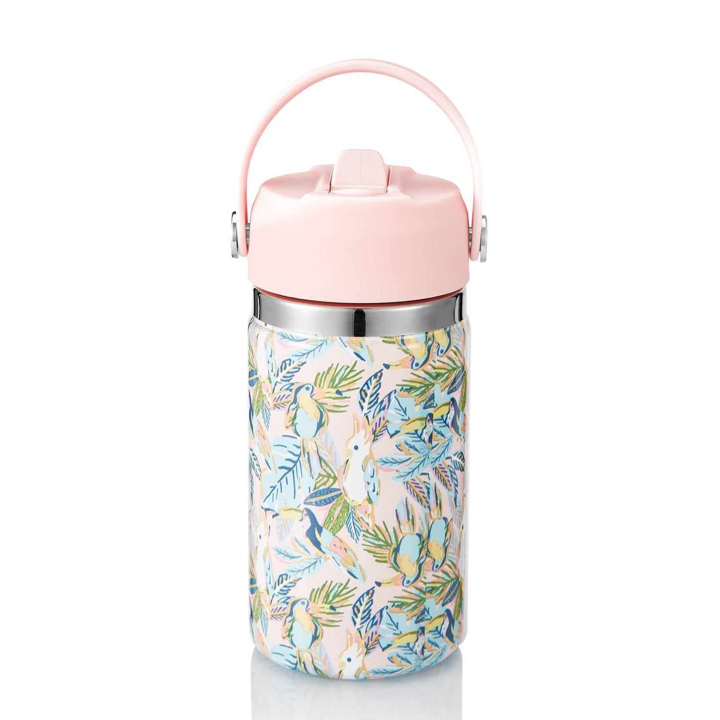 Kids Paradise Palm 12 Oz. Bottle With Straw Cap