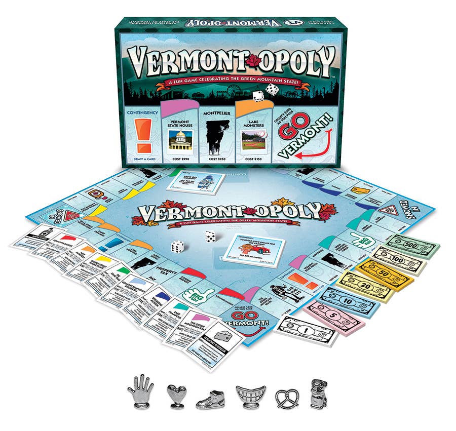 Vermont-Opoly (state) Board Game