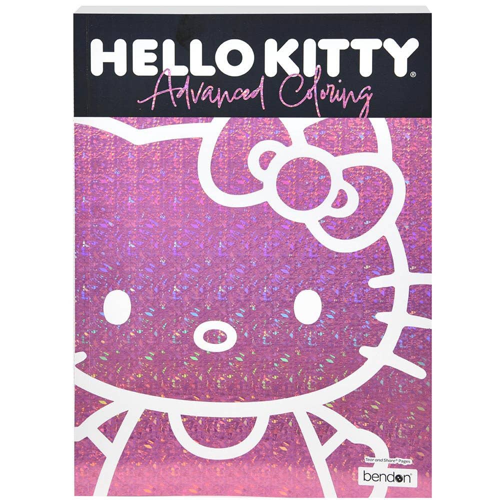 HELLO KITTY ADVANCED COLORING BOOK, 63747UPD