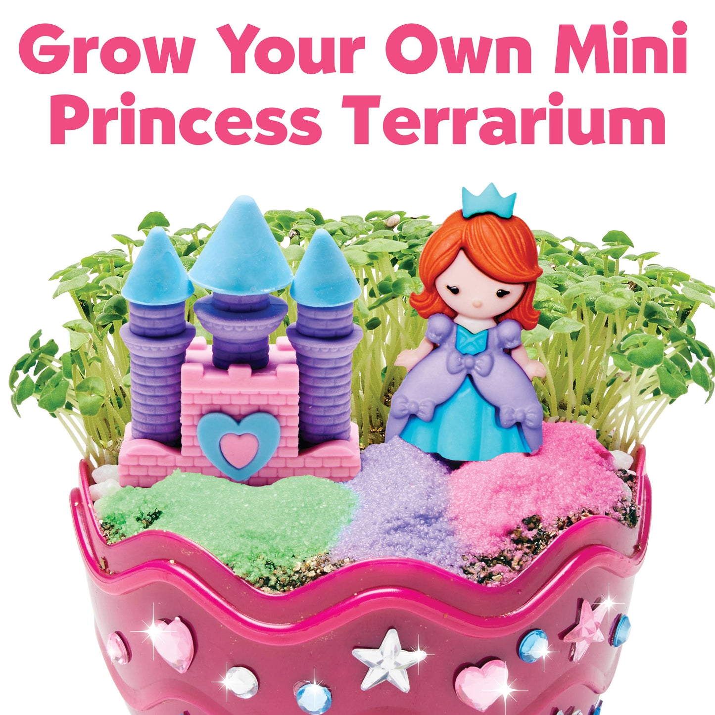 Grow a Mini Garden - Princess - DIY Craft Kit for Kids