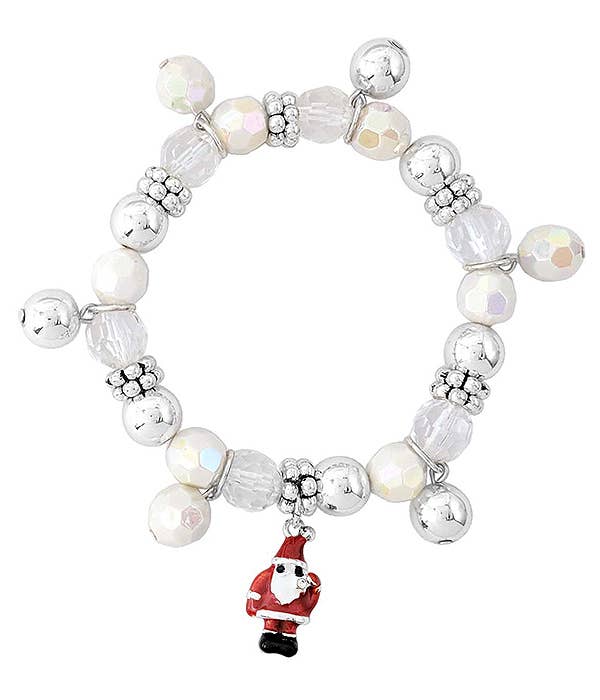 ( B712 ) CHRISTMAS BEAD BRACELET