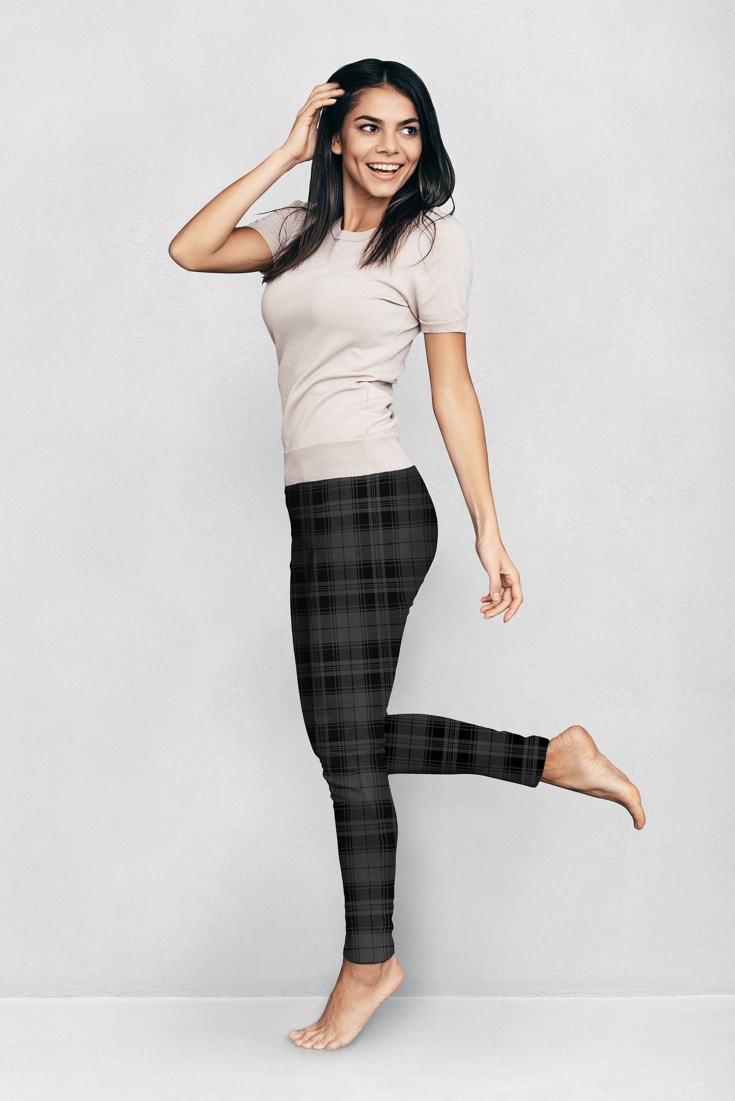 Britt's Knits Printed Fleece Lined Leggings Open Stock
