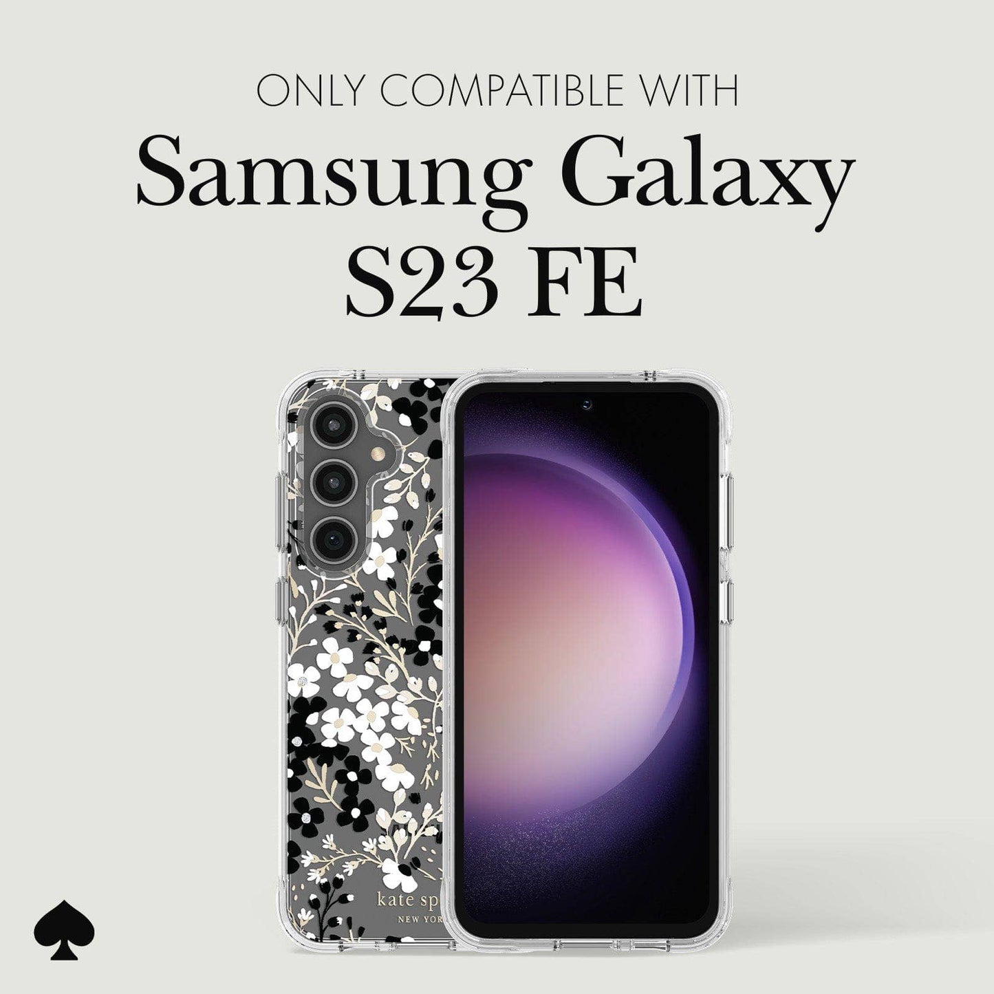Kate spade new york Samsung Galaxy S23 FE Black and White