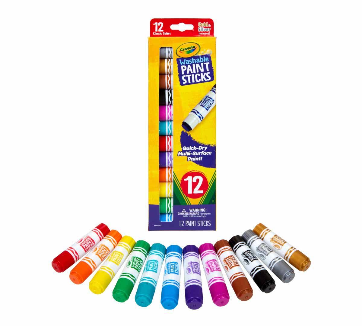 Crayola 12 Count Washable Paint Sticks