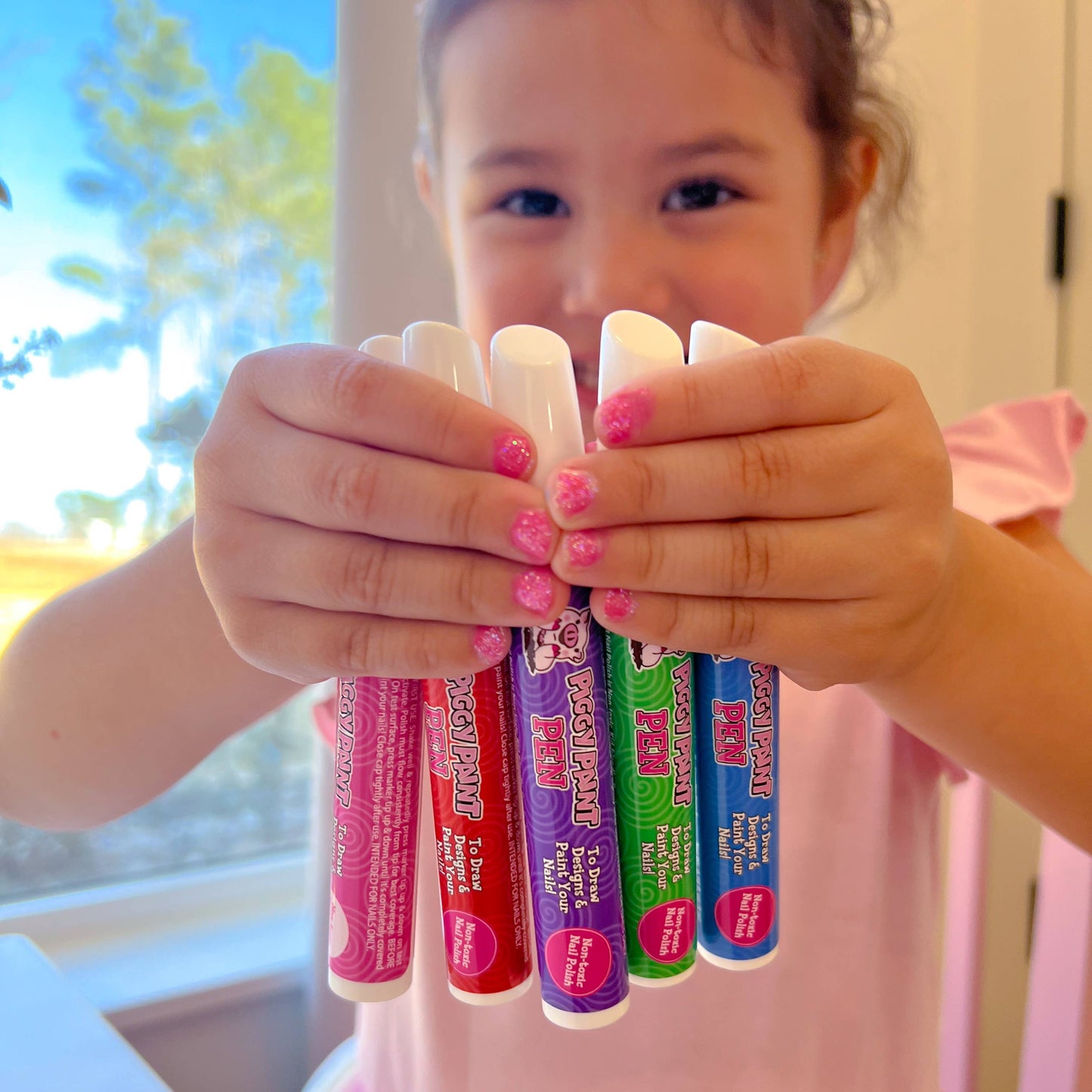 Piggy Pen Display Non-Toxic Kids Nail Polish