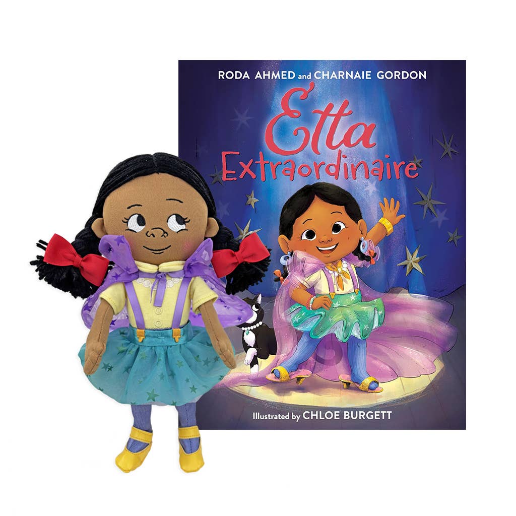 Etta Extraordinaire Doll with hardcover book