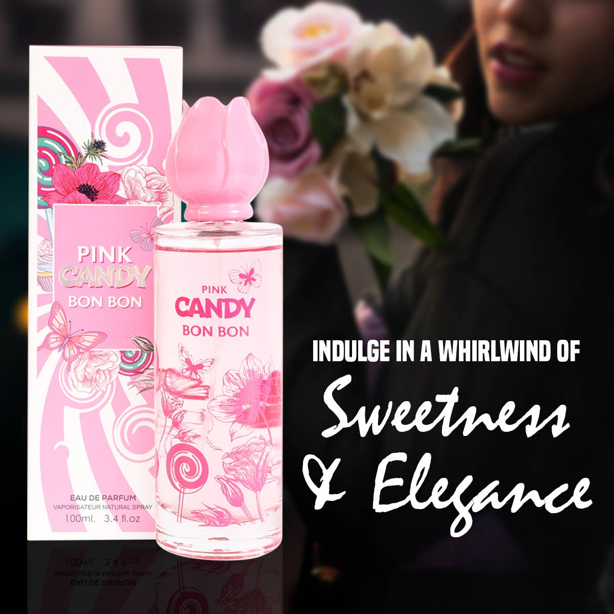 Pink Candy Bonbon Spray Perfume Eau De Parfum For Women