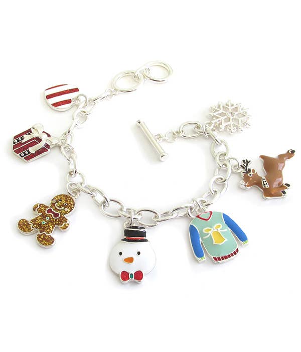 ( V204 ) CHRISTMAS CHARM BRACELET