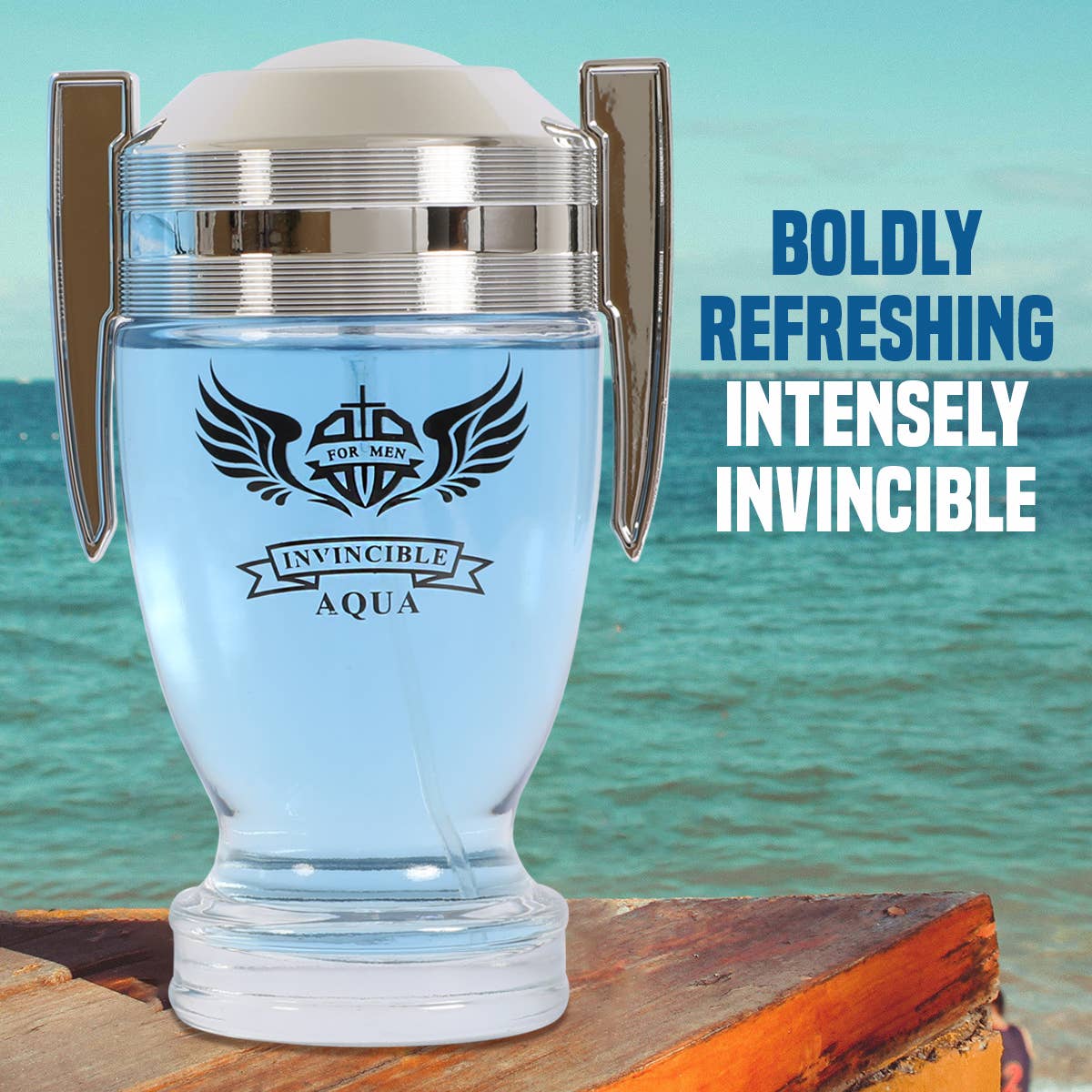 Invincible  Aqua Spray Cologne for Men EDP 100ml
