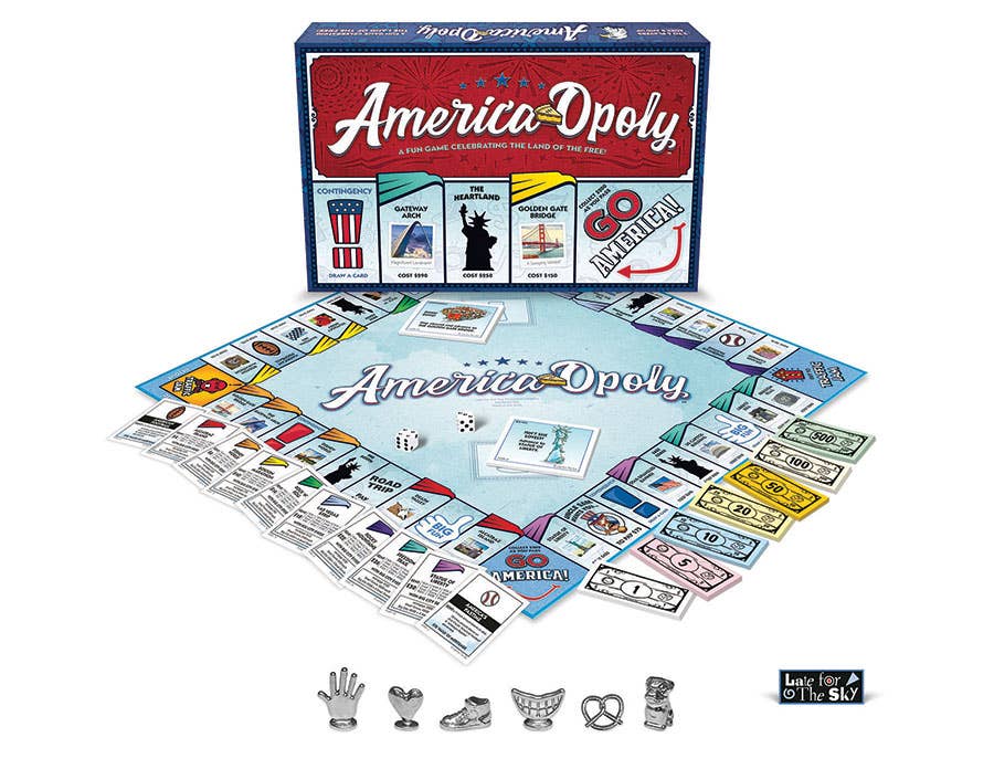 America-Opoly Board Game, by Late for the Sky