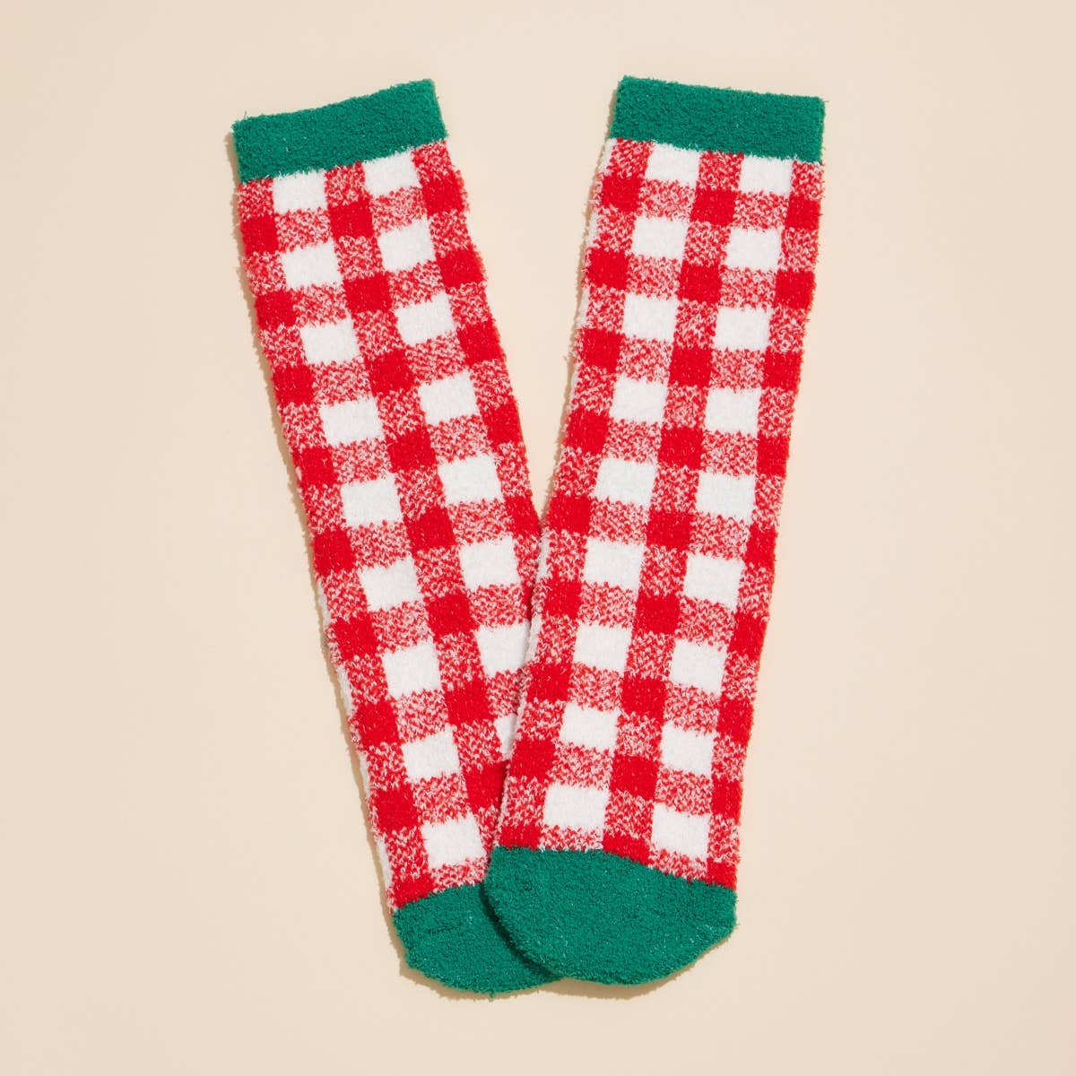 Christmas Fuzzy Socks – Assorted 4-Pair Set for Christmas Gift