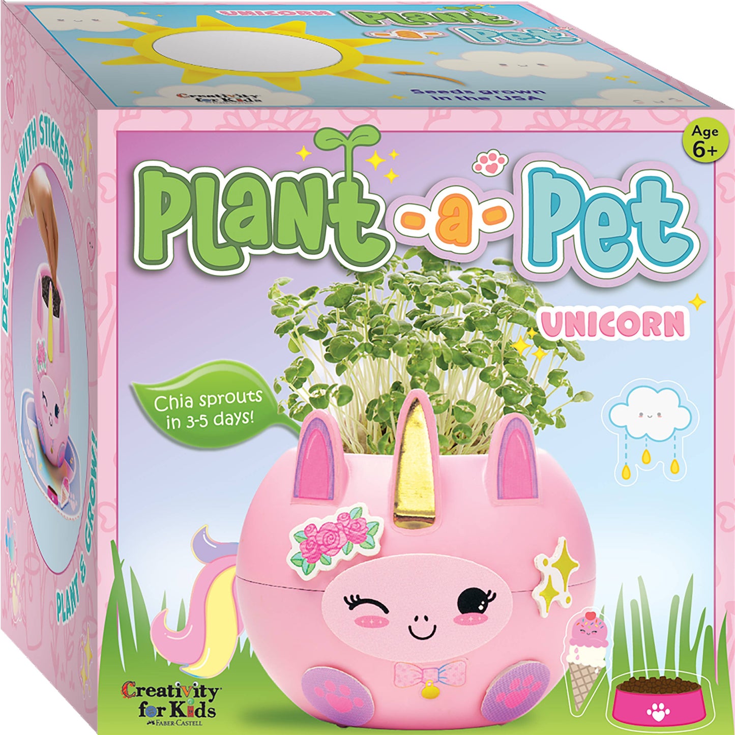 Plant and Decorate a Pet Mini Grow Craft Kit for Kids