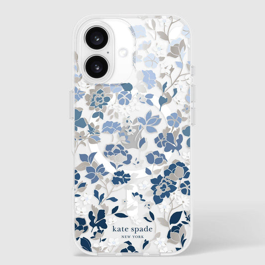 Kate spade new york iPhone 16 Flowerbed Blue MagSafe