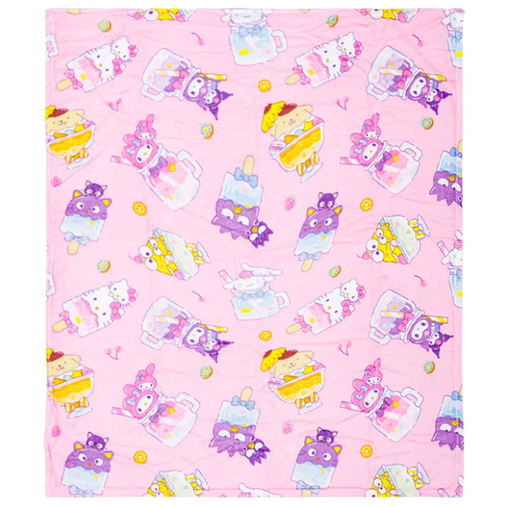 HELLO KITTY AND FRIENDS SILK TOUCH THROW BLANKET, 83505