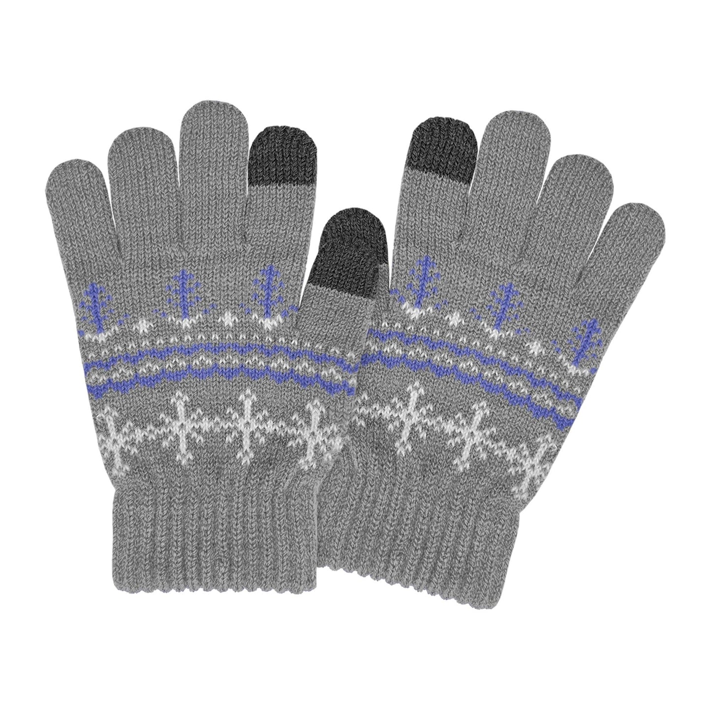 Girls Snowflake Touchscreen Stretch Glove - 35112