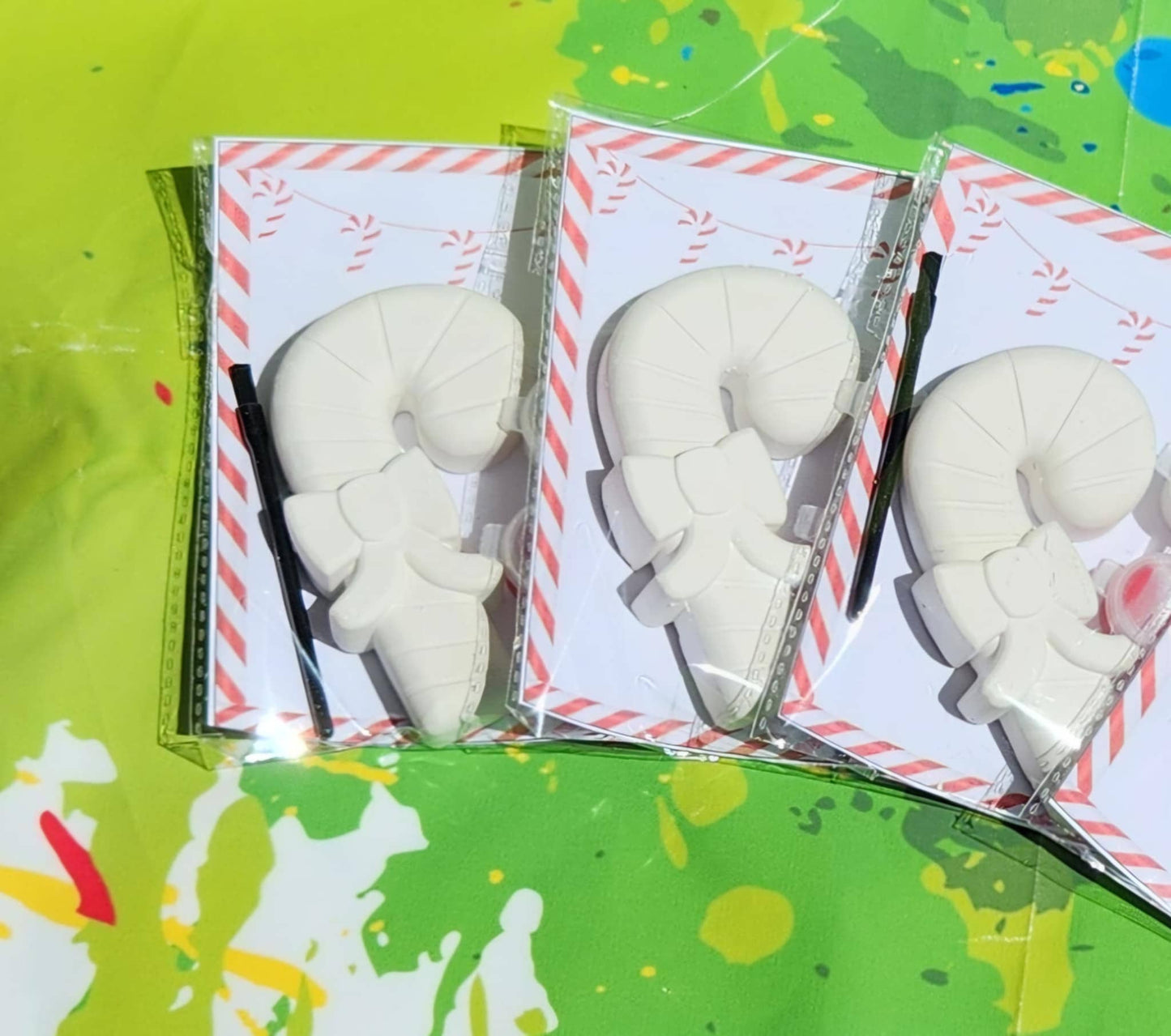 Candy Cane Paint Kit | Christmas Party | Party Favors |