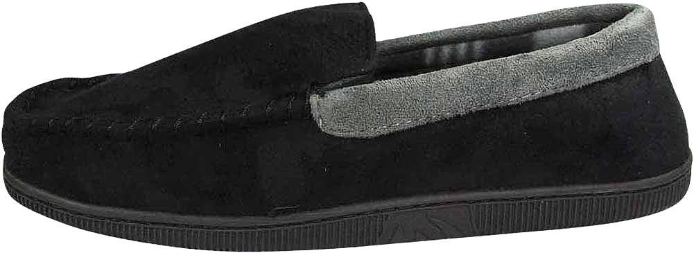 Norty Mens Moccasin Slip On Loafer Slipper Indoor/Outdoor So