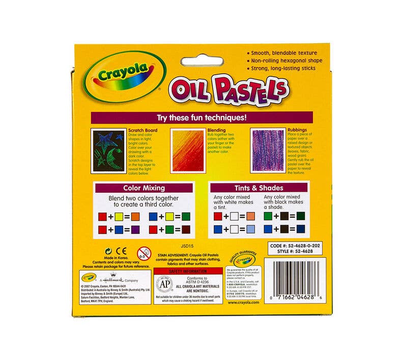 28 Count Crayola Oil Pastels