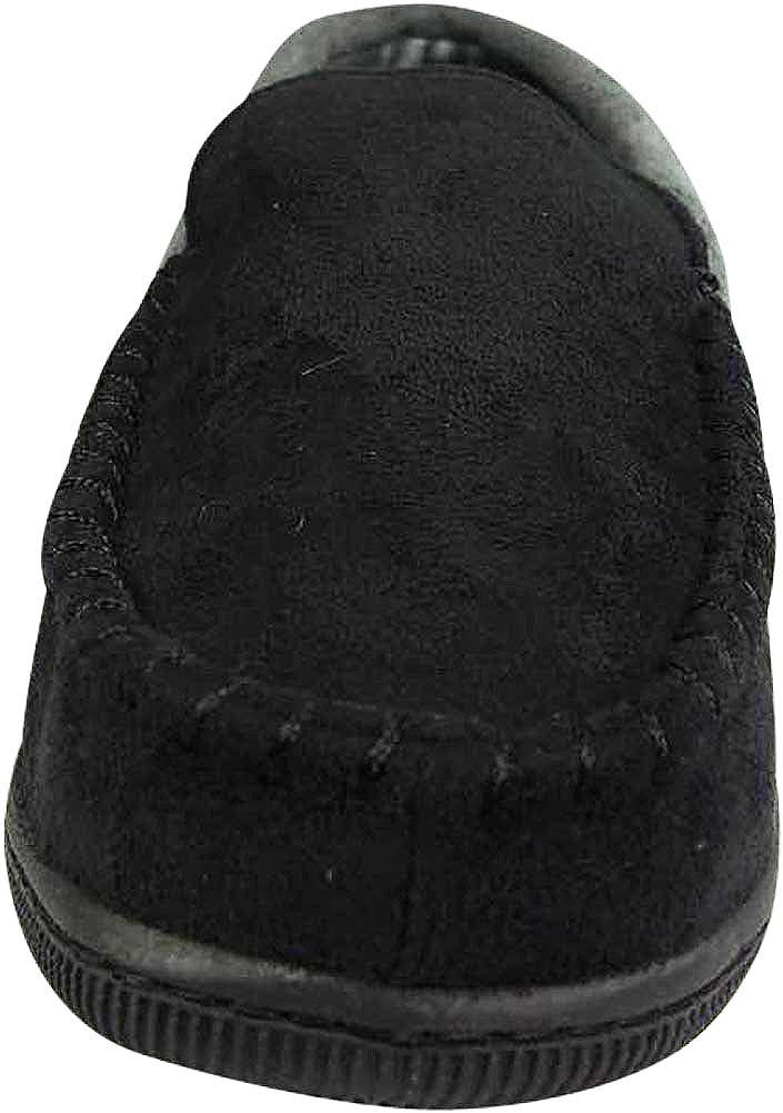 Norty Mens Moccasin Slip On Loafer Slipper Indoor/Outdoor So