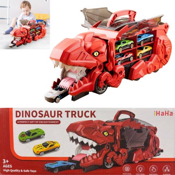 IHaHa Toys - #Red - The Toy Hauler - 13" Multi-Hauler - 10