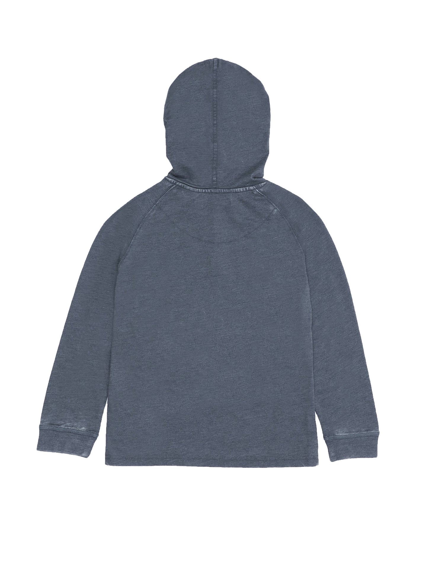 BOYS ACID WASH HENLEY HOODIE