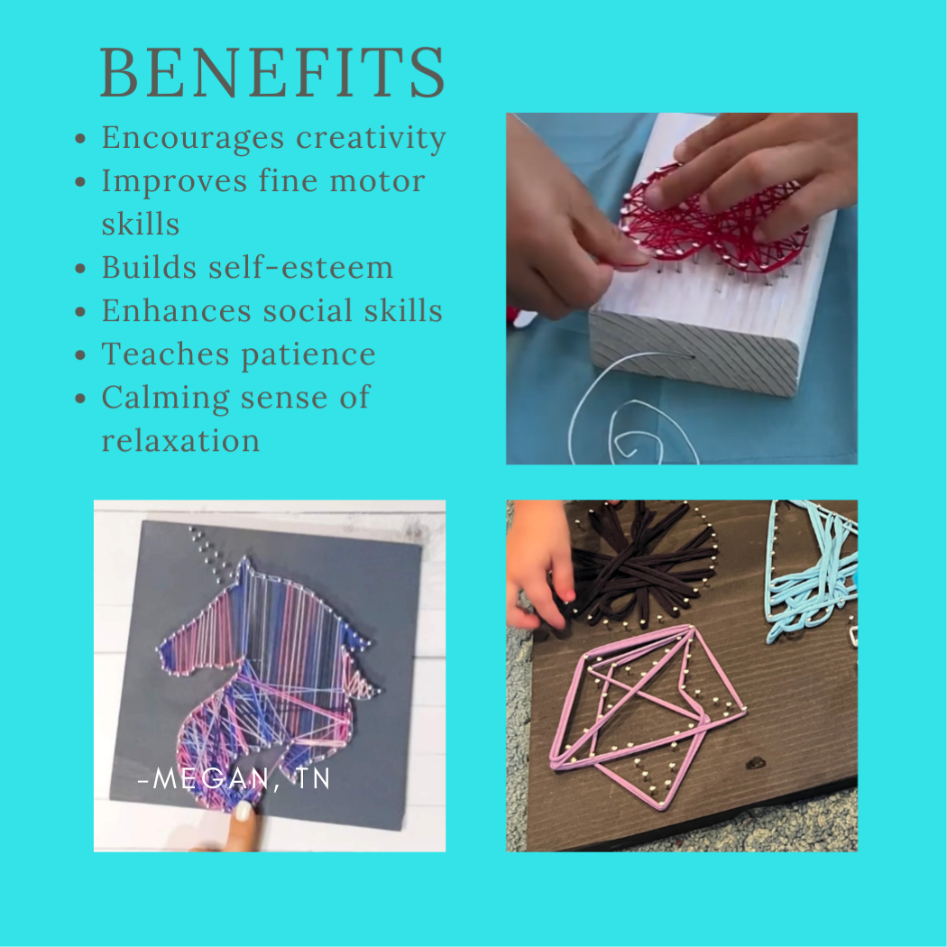 Gingerbread String Art Ornament Kit: DIY Christmas Craft