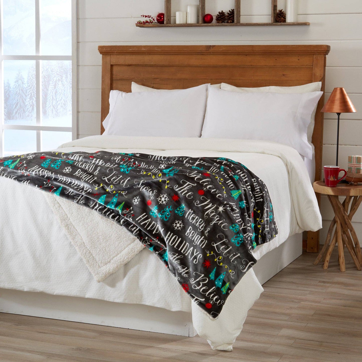 Sherpa Throw Blanket - Eve Collection