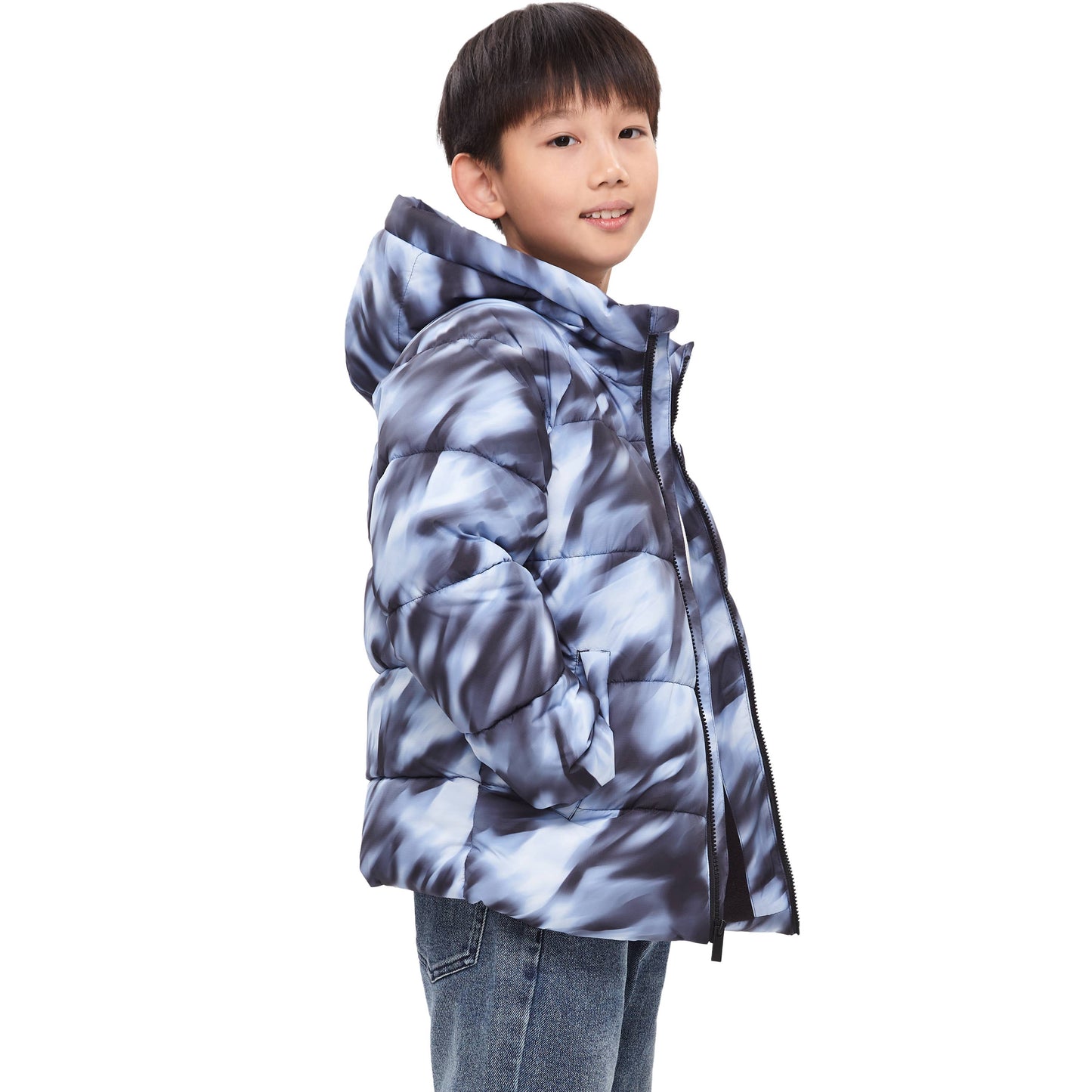 Boys' Ripstop Winter Coat Kids' Fleece Lined Jacket