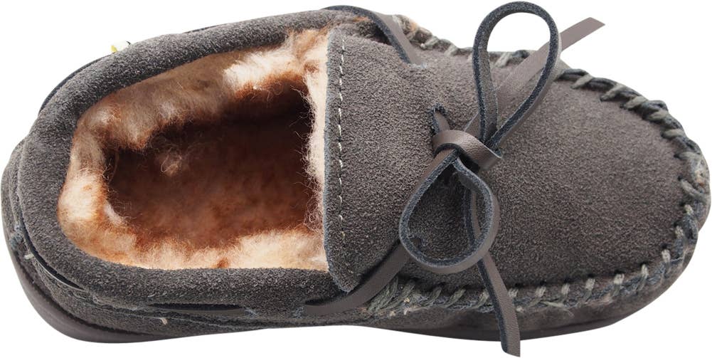 Norty Toddler Boys Girls Unisex Suede Leather Moccasin Slip
