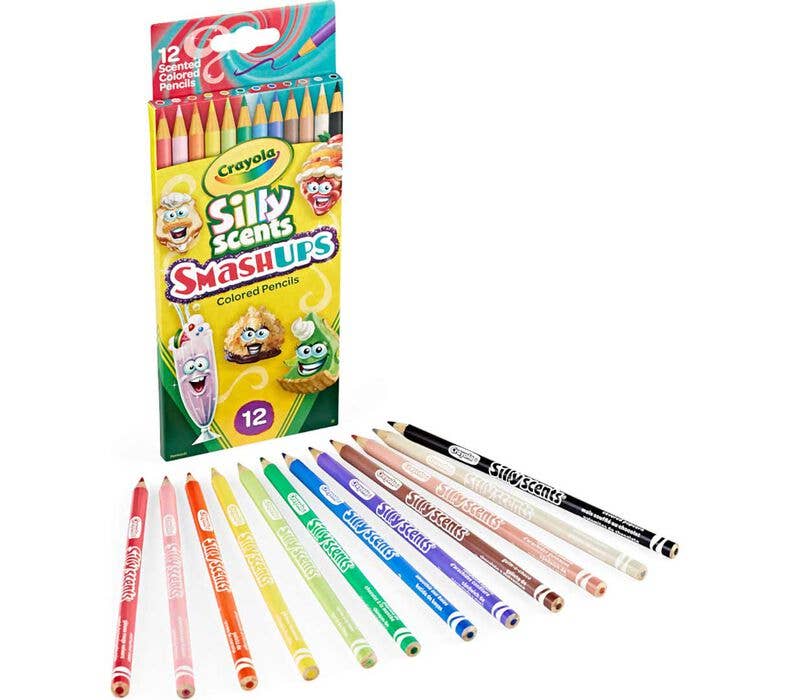 Crayola 12 Count Silly Scents Mashups Colored Pencils