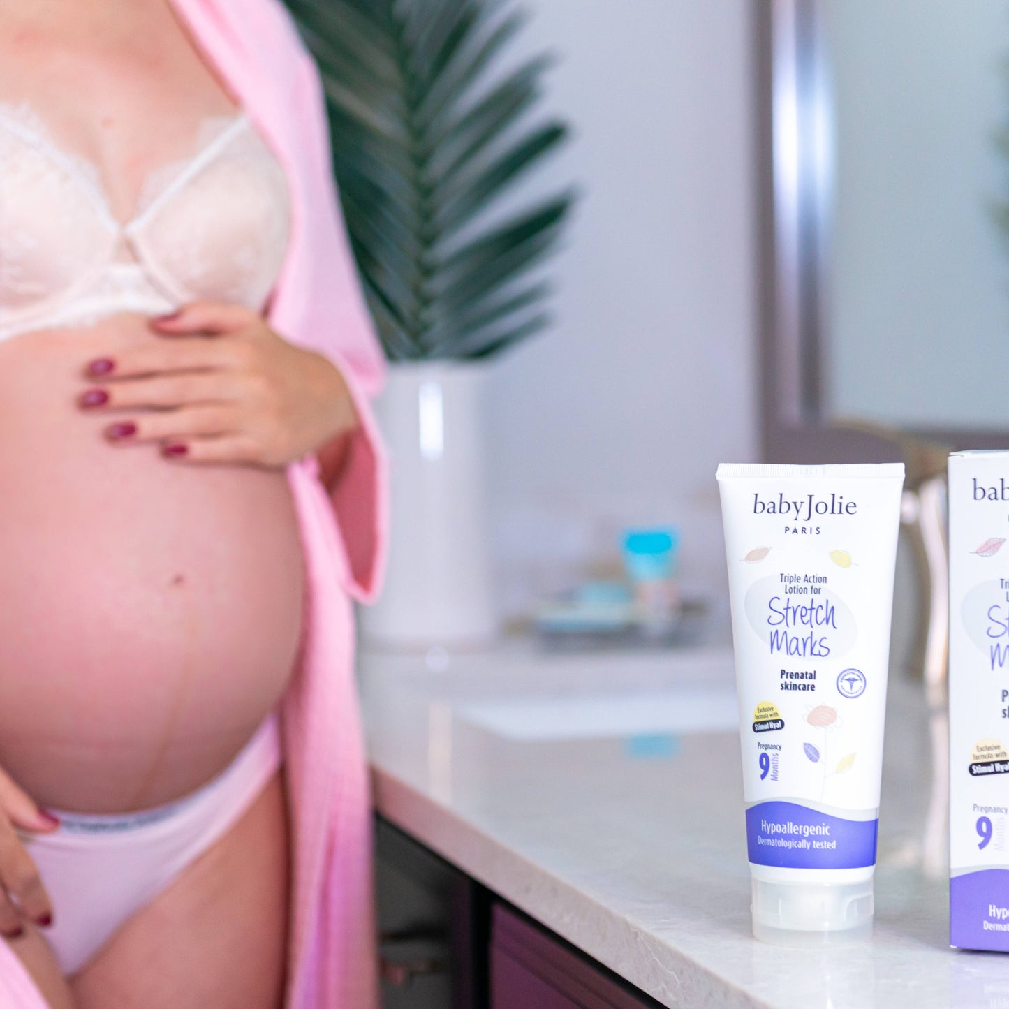 Baby Jolie Pregnancy Stretch Marks Lotion, Triple Action