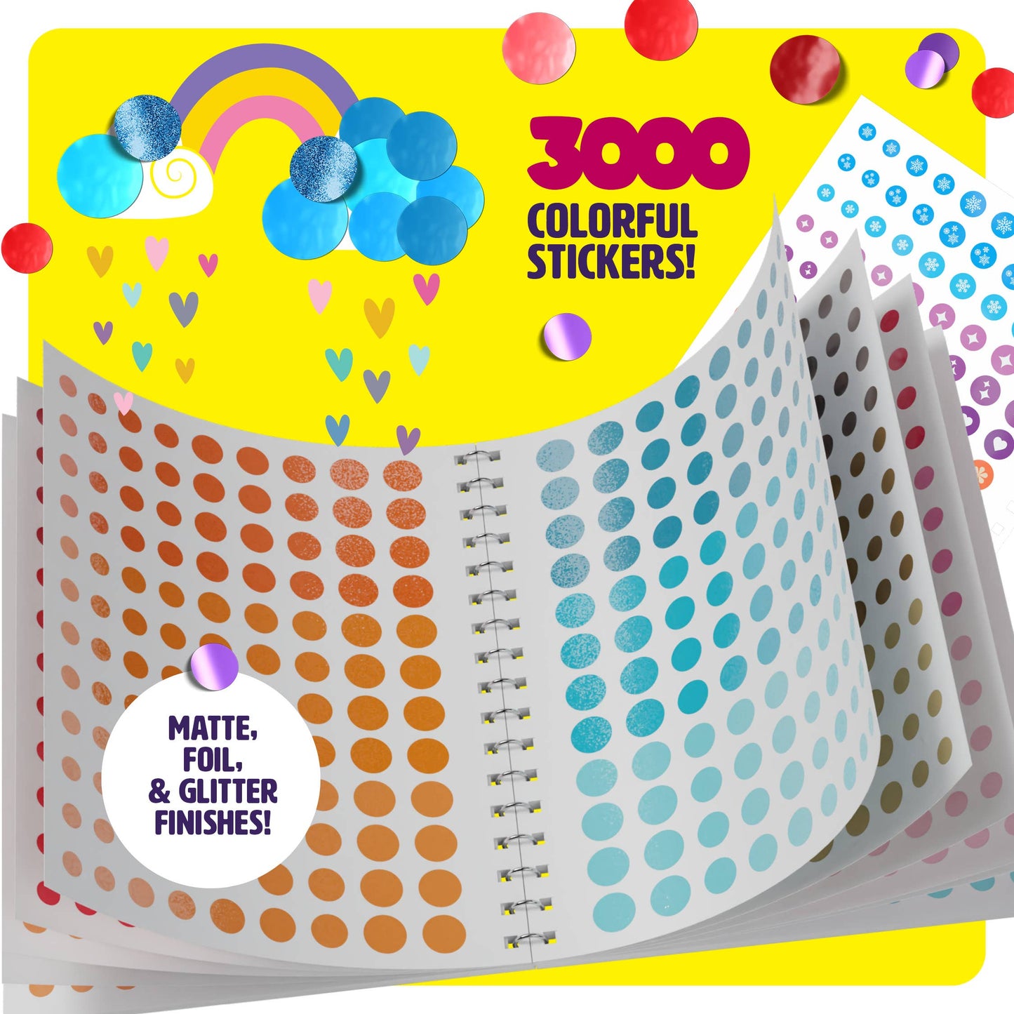 Mess-Free Dot Sticker Art For Kids, Sticker Book for Toddler