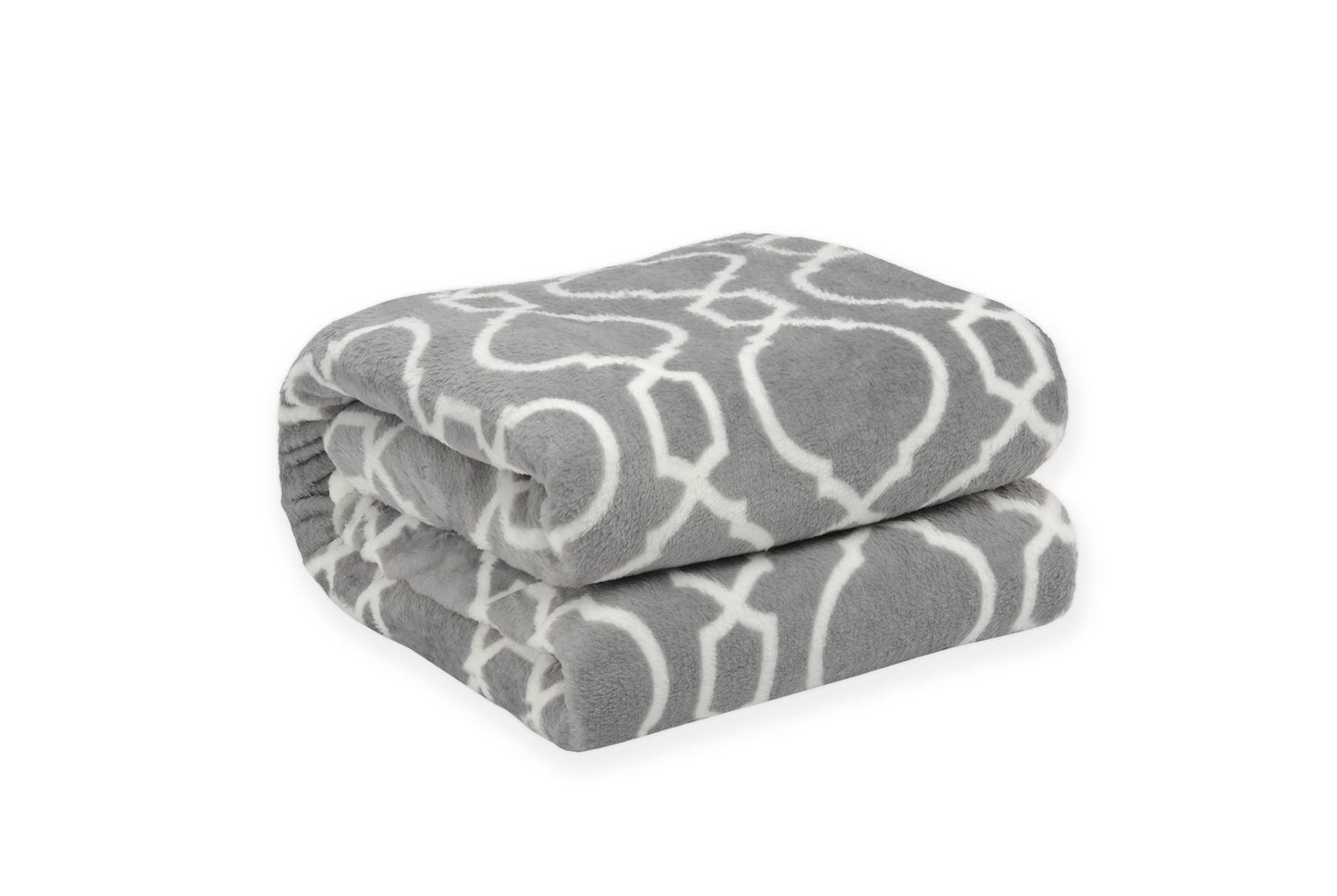 Kathy Ireland Floral Flannel Fleece Plush Throw Blanket