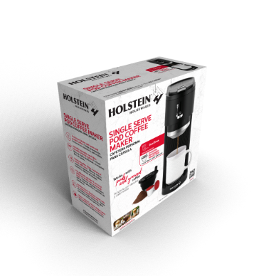 Holstein 2-In-1 Single Serve Pod K-Cup Coffee Maker