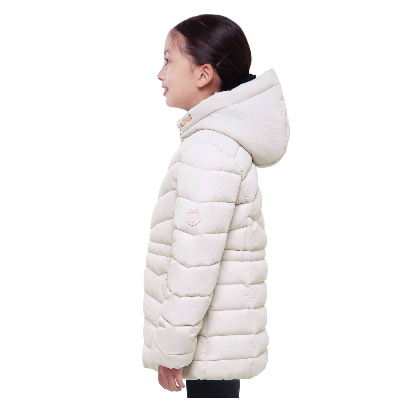 Girls' Light Long Coat Puffer Jacket