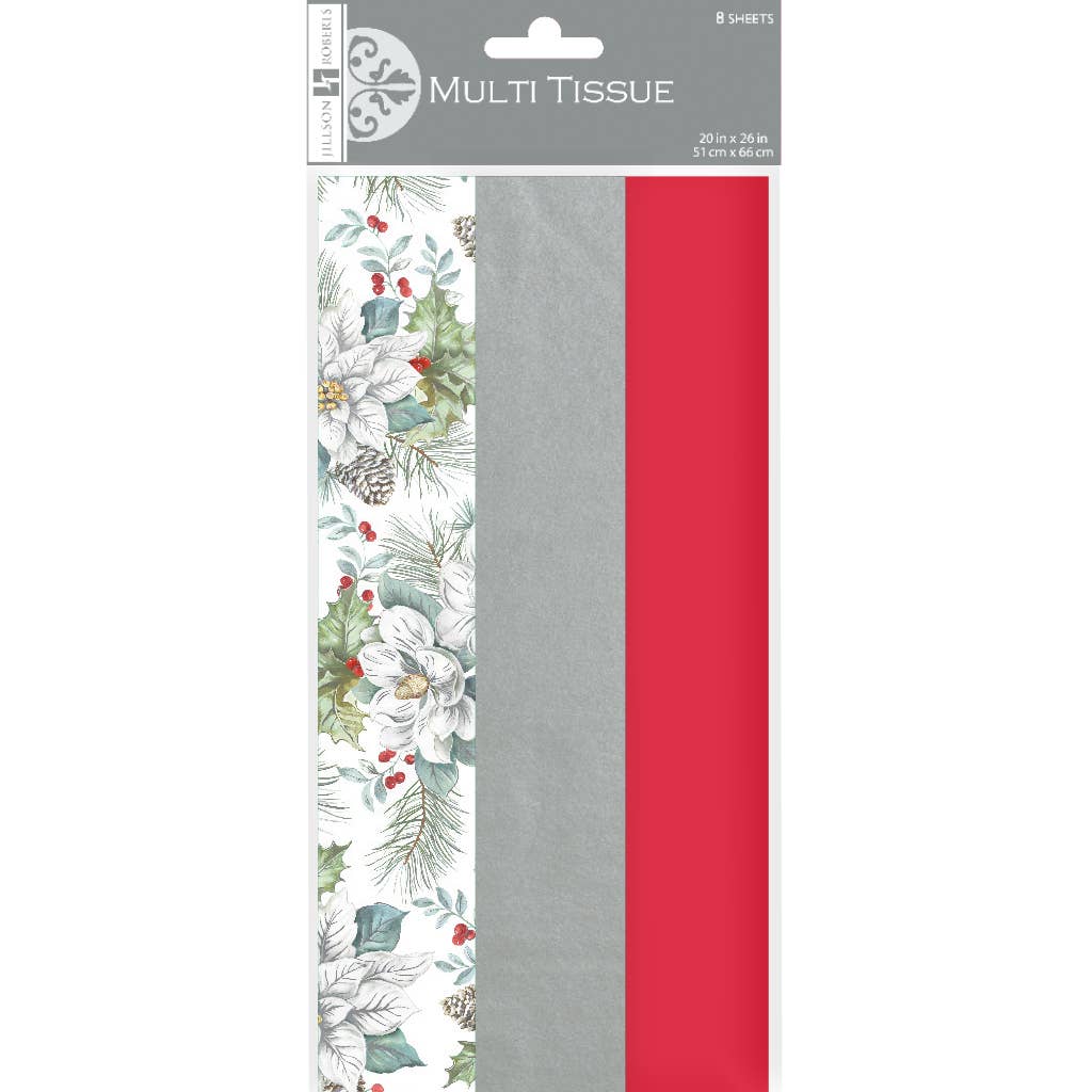 Tissue - Multi - Snowdrift Floral