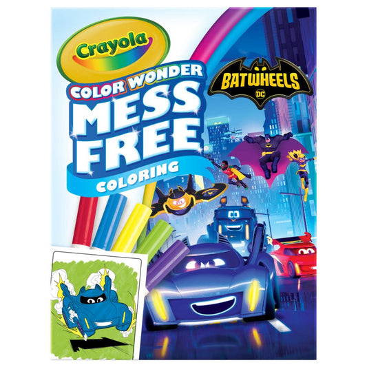 DC Batwheels Color Wonder Coloring Pad & Markers by Crayola